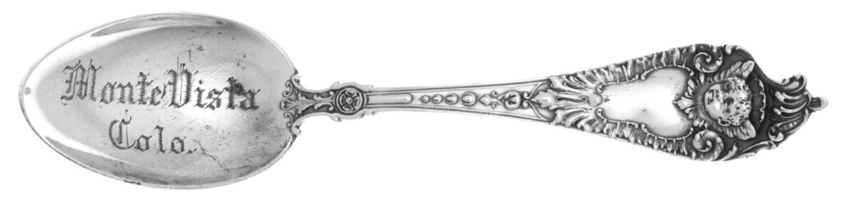 Cherub (Sterling, 1895) Souvenir Spoon (Five O'Clock) by Watson-1