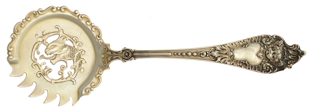 Cherub (Sterling, 1895) Large Cucumber Server by Watson-1