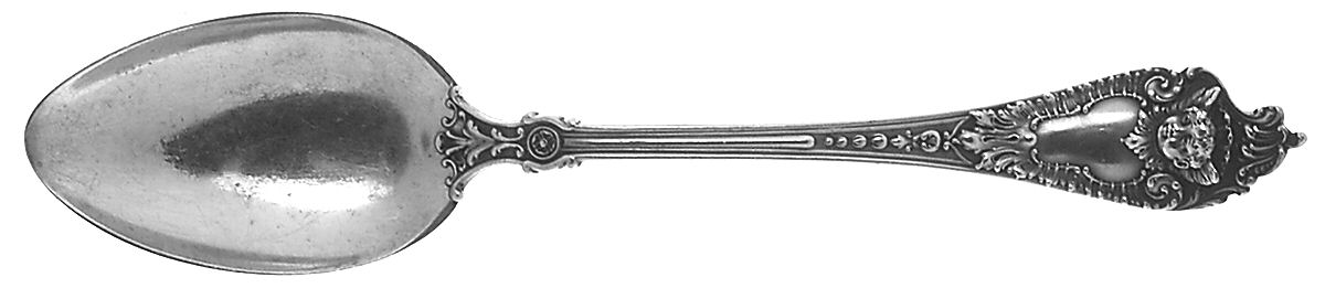 Cherub (Sterling, 1895) Dessert/Oval Soup Spoon by Watson-1