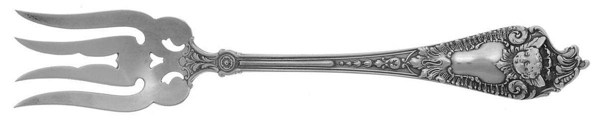 Cherub (Sterling, 1895) Individual Salad Fork by Watson-1