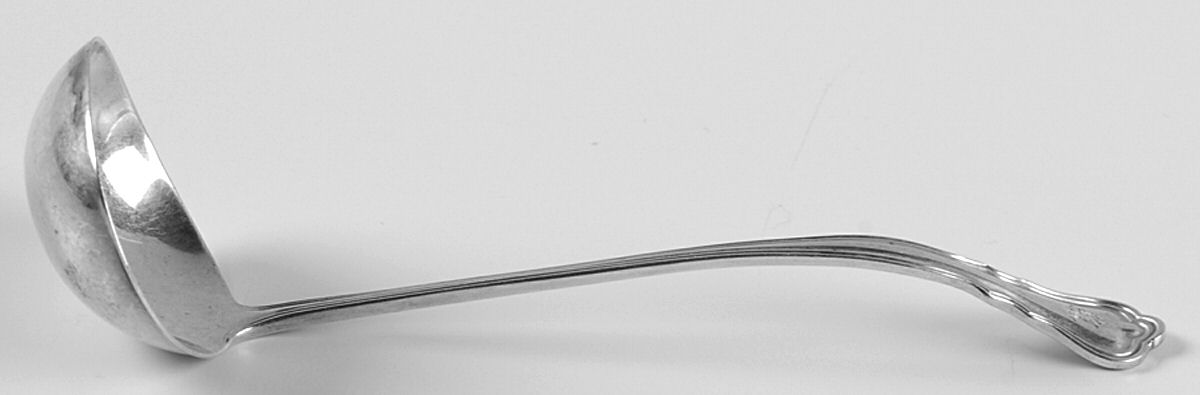 Chippendale (Sterling, 1918) Solid Piece Cream Ladle by Watson-1