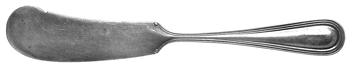 Commonwealth (Sterling, 1908) Flat Handle Butter Spreader by Watson-1