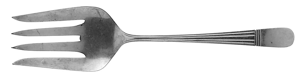 Dorian (Sterling, 1904) Small Solid Cold Meat Serving Fork by Watson-1