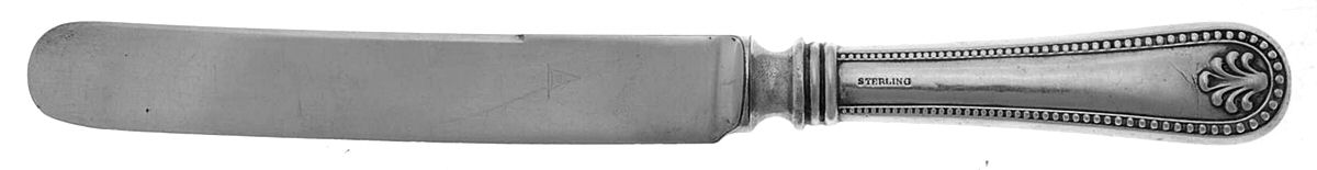 Dorchester (Stlng, 1905) Breakfast Knife with Silverplate Blade by Watson-1