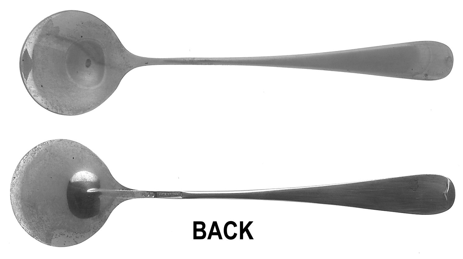 Etiquette (Sterling, 1923) Large Chocolate Spoon by Watson-1