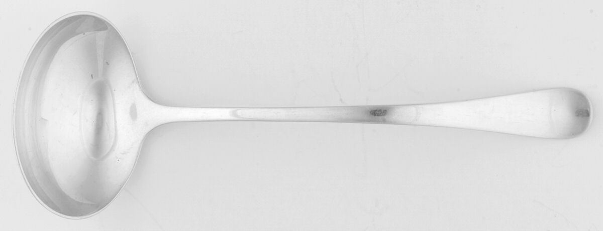 Etiquette (Sterling, 1923) Solid Piece Cream Ladle by Watson-1