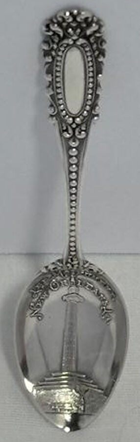 Eugenie (Sterling, 1895) Souvenir Spoon (Five O'Clock Spoon) by Watson-1