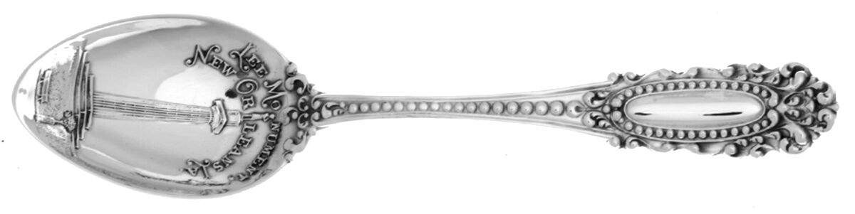 Eugenie (Sterling, 1895) Souvenir Spoon (Demitasse) by Watson-1