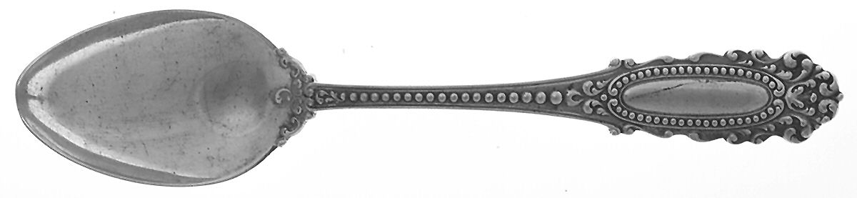 Eugenie (Sterling, 1895) Dessert/Oval Soup Spoon by Watson-1