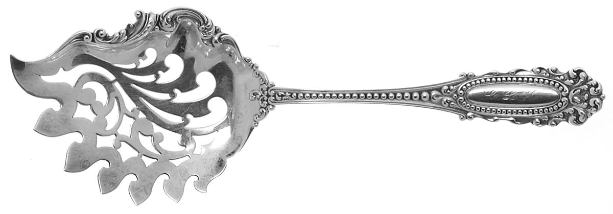 Eugenie (Sterling, 1895) Pierced Fried Oyster Server by Watson-1