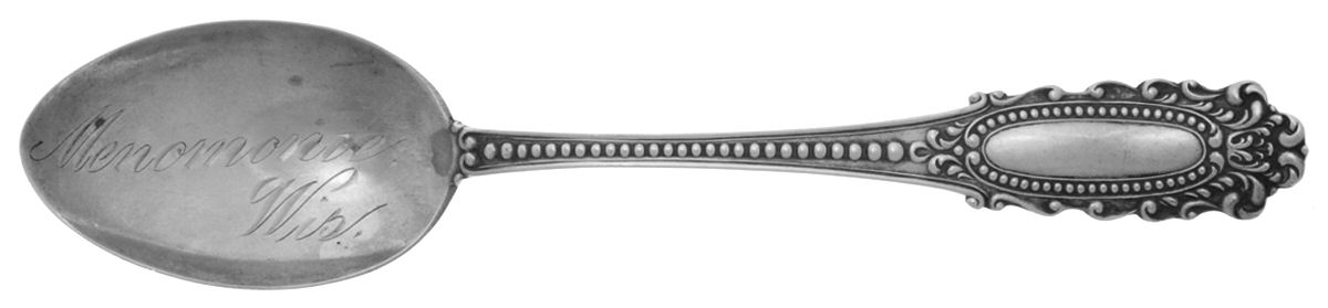 Eugenie (Sterling, 1895) Souvenir Spoon (Five O'Clock) by Watson-1