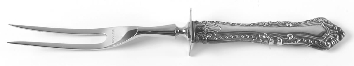 Foxhall (Sterling, 1942) Small Steak Carving Fork with Stainless Prongs by Watson-1