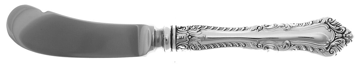 Foxhall (Sterling, 1942) Butter Spreader Hollow Hdl-Paddle/Stainless Blade by Watson-1