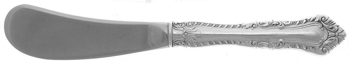 Foxhall (Sterling, 1942) Butter Spreader Hollow Hdl-Paddle/Stainless Blade by Watson-1