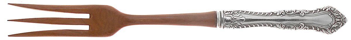 Foxhall (Sterling, 1942) Salad Serving Fork with Wooden Prongs by Watson-1