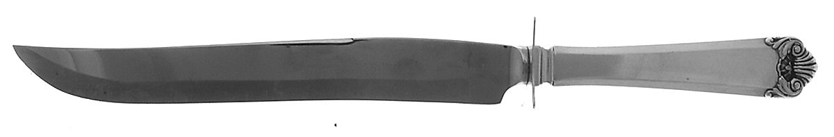 George II (Sterling, 1937) Large Stainless Blade Roast Carving Knife by Watson-1