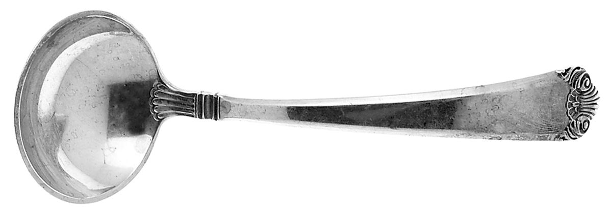 George II (Sterling, 1937) Solid Piece Cream Ladle by Watson-1