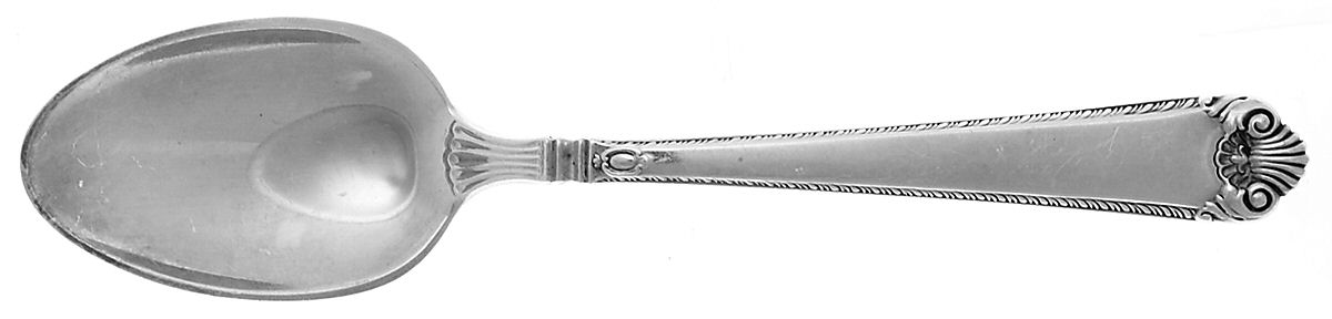 George II Rex-Handchsd (Sterling, 1936) Dessert/Oval Soup Spoon by Watson-1