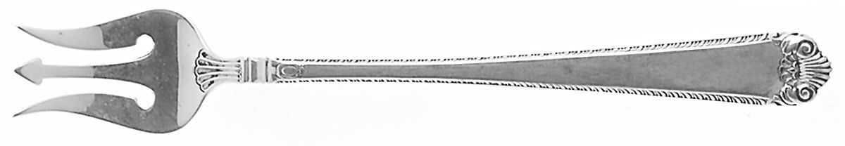 George II Rex-Handchsd (Sterling, 1936) Cocktail/Seafood Fork by Watson-1