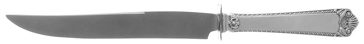 George II Rex-Handchsd (Sterling, 1936) Small Steak Carving Knife with Stainless Blade by Watson-1