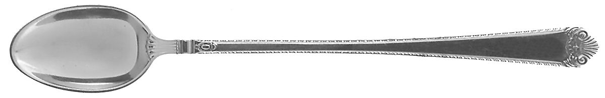 George II Rex-Handchsd (Sterling, 1936) Iced Tea Spoon by Watson-1