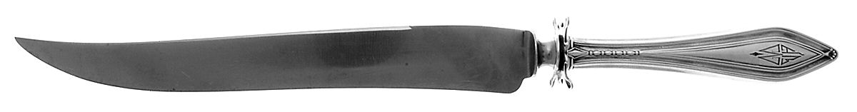 Governor Dummer (Sterling, 1925) Large Stainless Blade Roast Carving Knife by Watson-1