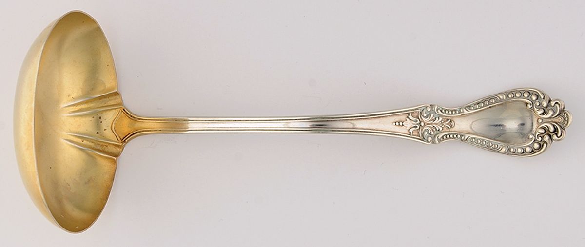 Jefferson (Sterling, 1900) Oyster Ladle Solid Piece by Watson-1