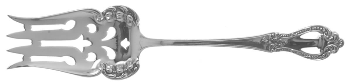 Jefferson (Sterling, 1900) Small Solid Cold Meat Serving Fork by Watson-1
