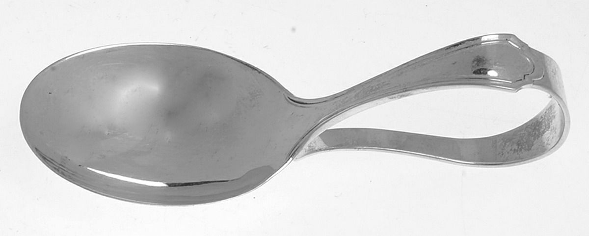 John Alden (Sterling, 1911) Spoon-Baby/Curved Handle by Watson-1