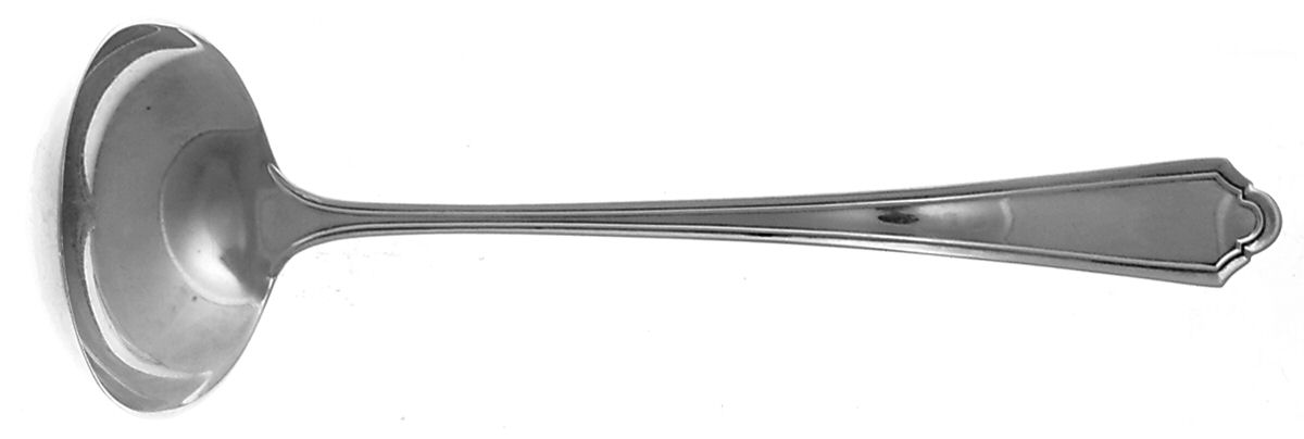 John Alden (Sterling, 1911) Solid Piece Cream Ladle by Watson-1