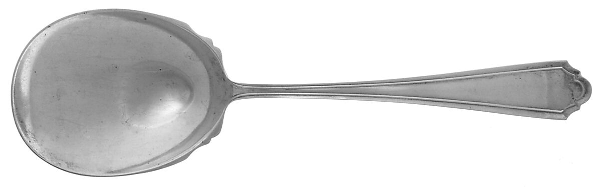 John Alden (Sterling, 1911) Solid Salad Serving Spoon by Watson-1