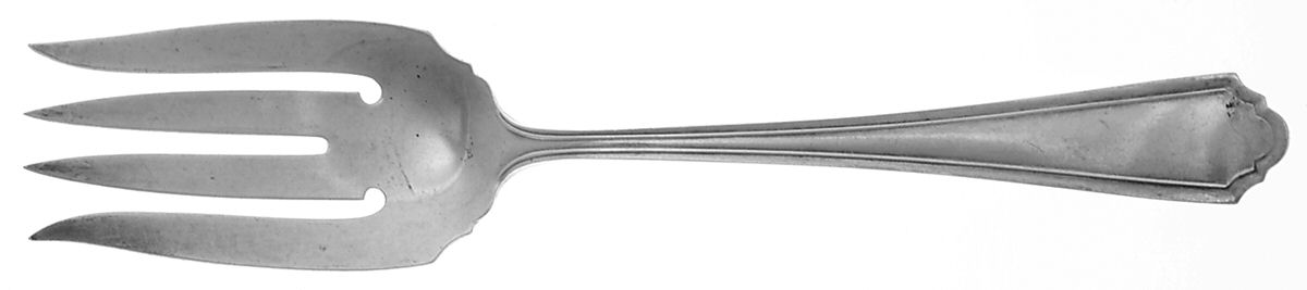 John Alden (Sterling, 1911) Solid Salad Serving Fork by Watson-1