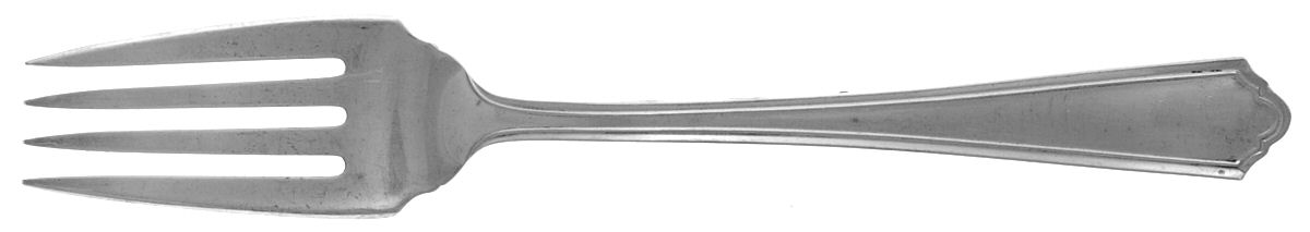 John Alden (Sterling, 1911) Large Individual Solid Fish Fork by Watson-1