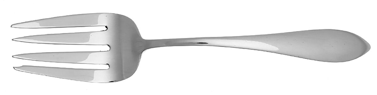John Adams (Sterling, 1911) Solid Salad Serving Fork by Watson-1