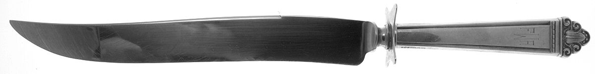 Juliana (Sterling, 1938) Large Stainless Blade Roast Carving Knife by Watson-1