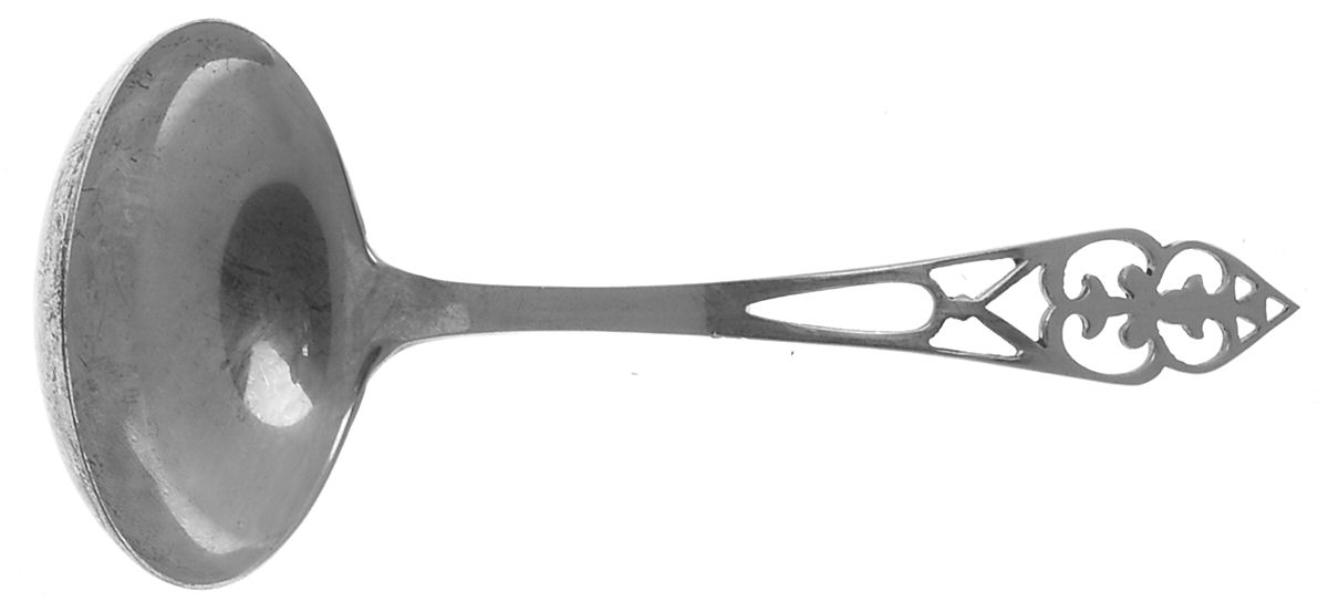 King George (Sterling, 1920) Solid Piece Cream Ladle by Watson-1