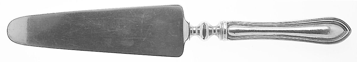 King Philip (Sterling, 1904) Pie Server with Silverplate Blade by Watson-1