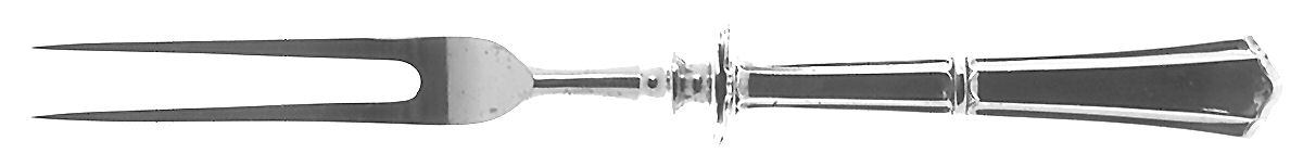 Liberty (Sterling, 1916) Small Steak Carving Fork with Stainless Prongs by Watson-1