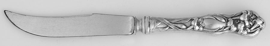 Lily (Sterling, 1902, No Monograms) Individual Fruit Knife with Silverplate Blade by Watson-1
