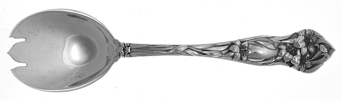 Lily (Sterling, 1902, No Monograms) Ice Cream Fork by Watson-1