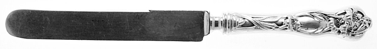 Lily (Sterling, 1902, No Monograms) Old French Hollow Knife with Bolster by Watson-1