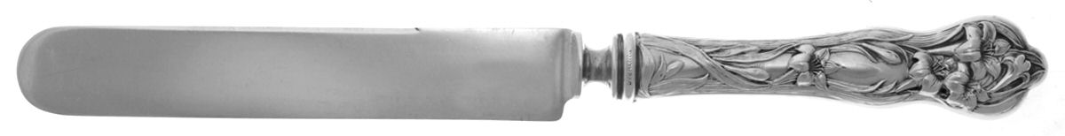 Lily (Sterling, 1902, No Monograms) Old French Hollow Knife with Bolster by Watson-1