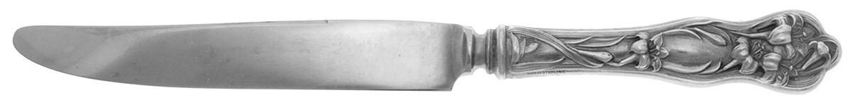 Lily (Sterling, 1902, No Monograms) New French Hollow Knife with Bolster by Watson-1