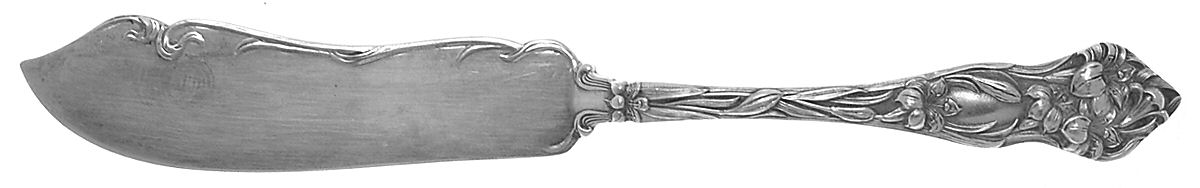 Lily (Sterling, 1902, No Monograms) Flat Handle Master Butter Knife by Watson-1