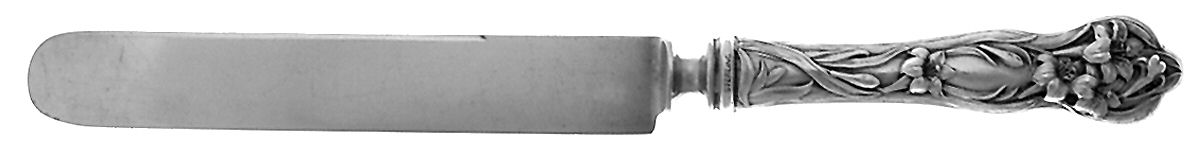 Lily (Sterling, 1902, No Monograms) Blunt Hollow Handle Knife W/Bolster by Watson-1