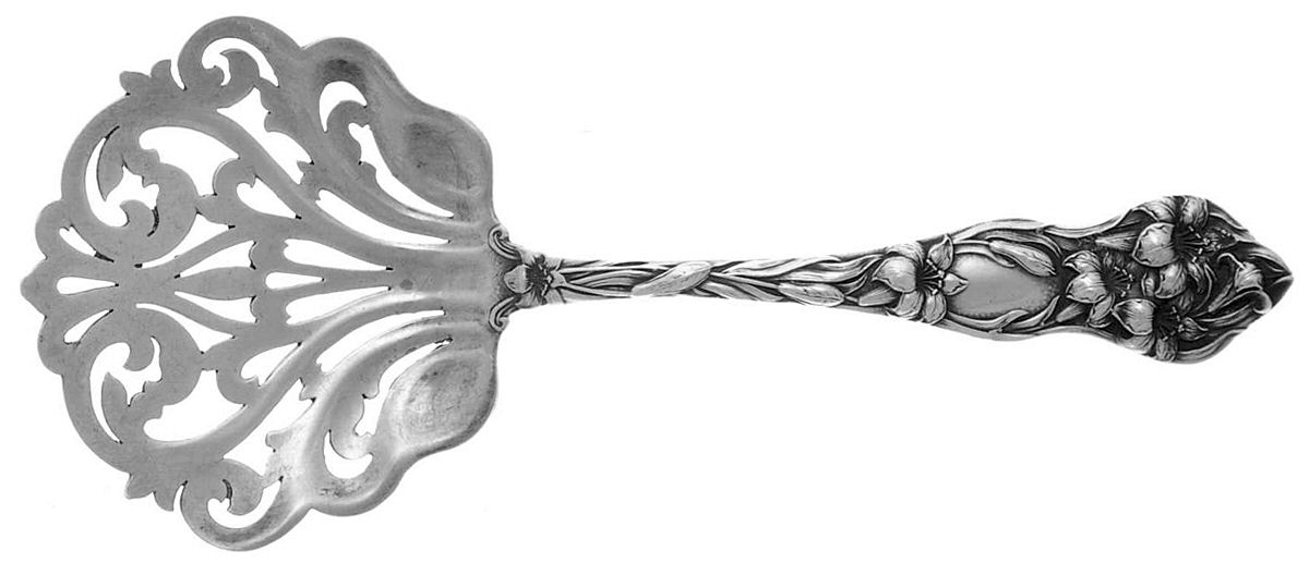 Lily (Sterling, 1902, No Monograms) Large Cucumber Server by Watson-1