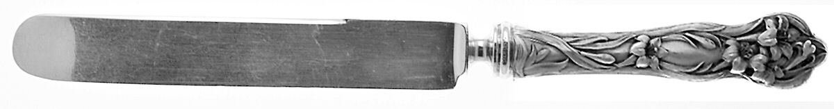 Lily (Sterling, 1902, No Monograms) Old French Hollow Knife with Bolster by Watson-1