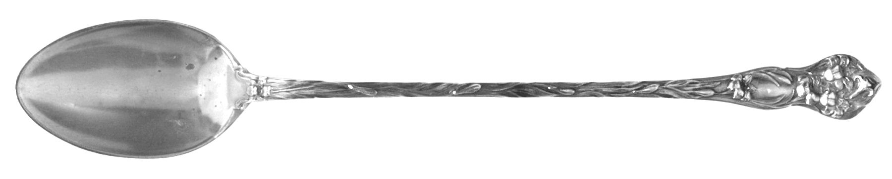 Lily (Sterling, 1902, No Monograms) Parfait Spoon (Solid Piece) by Watson-1