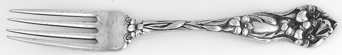 Lily (Sterling, 1902, No Monograms) Youth Fork by Watson-1