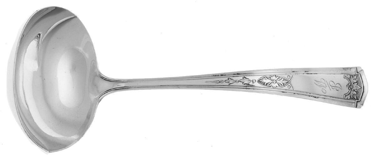 Martha Hilton (Sterling, 1914) Large Gravy Ladle, Solid Piece by Watson-1